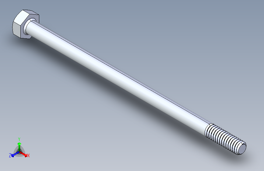 UNC 六角螺栓-Hex Bolt 0.250-20 x 5
