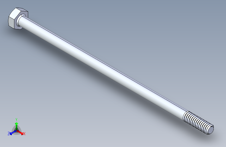 UNC 六角螺栓-Hex Bolt 0.250-20 x 6