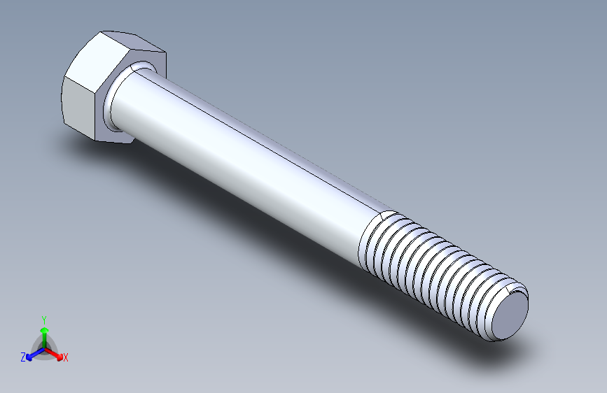 UNC 六角螺栓-Hex Bolt 0.375-16 x 3