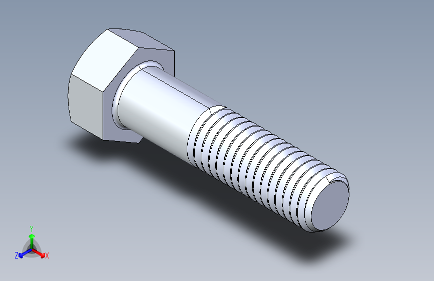 UNC 六角螺栓-Hex Bolt 0.500-13 x 2