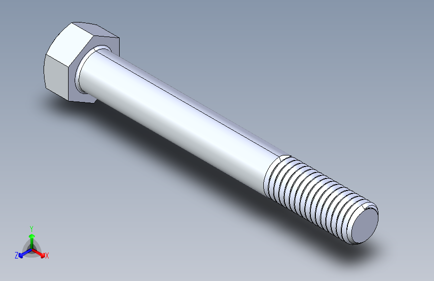 UNC 六角螺栓-Hex Bolt 0.500-13 x 4
