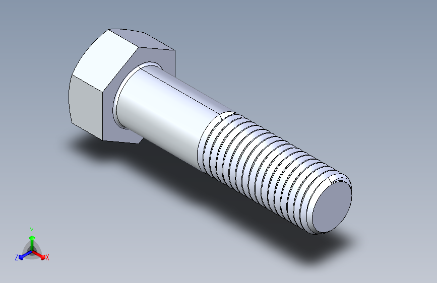 UNC 六角螺栓-Hex Bolt 0.750-10 x 3