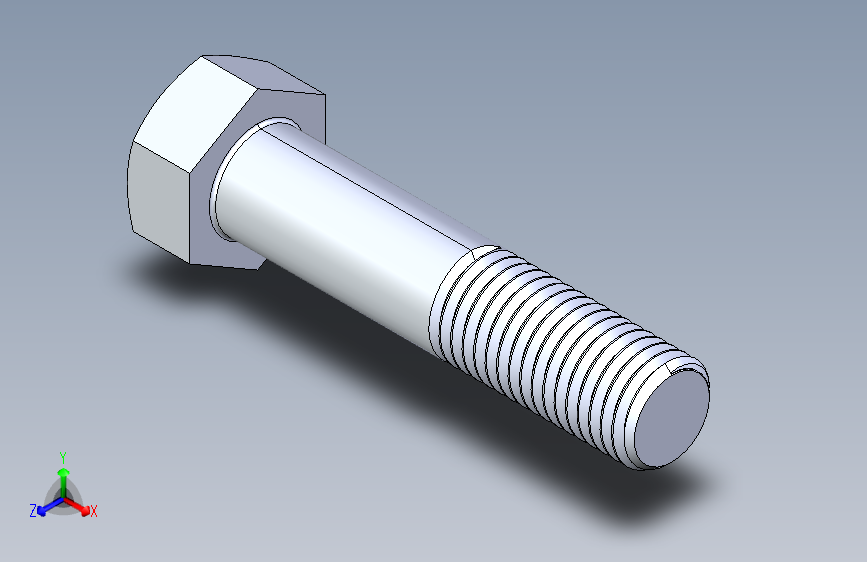 UNC 六角螺栓-Hex Bolt 0.875-9 x 4