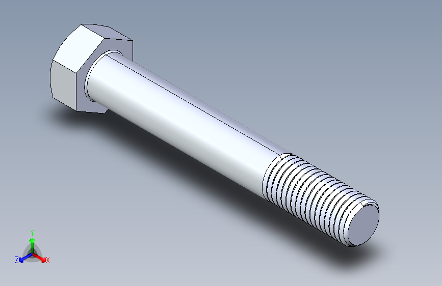 UNC 六角螺栓-Hex Bolt 0.875-9 x 6