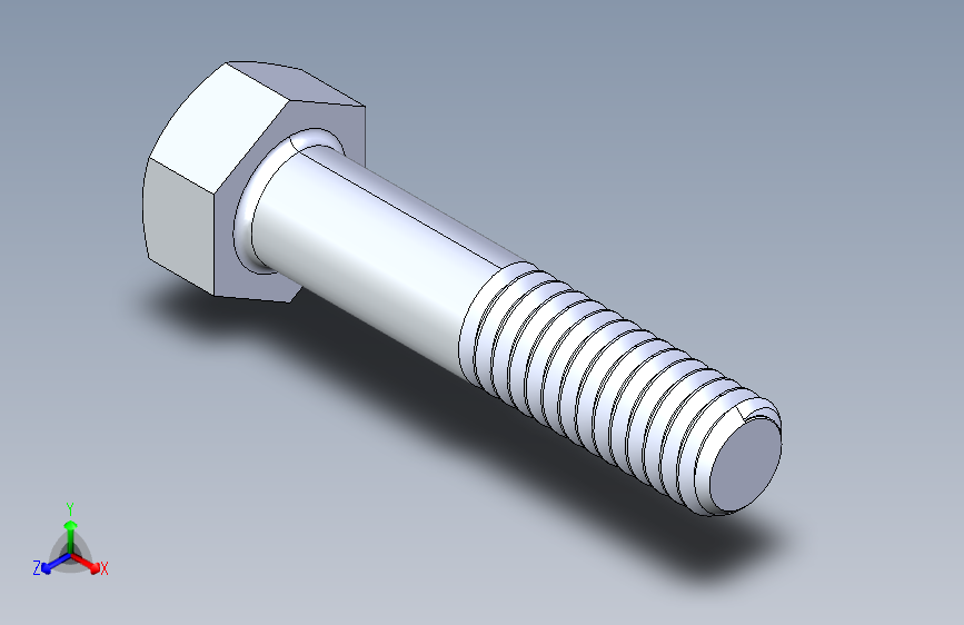 UNC 六角螺栓-Hex Bolt 0.3125-18 x 1.50