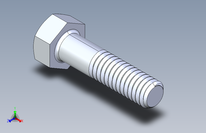UNC 六角螺栓-Hex Bolt 0.3125-18 x 1.250