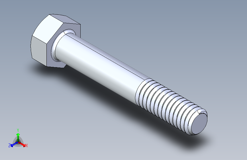UNC 六角螺栓-Hex Bolt 0.3125-18 x 2