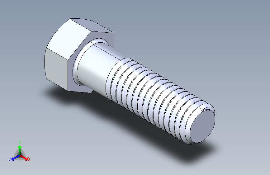 UNC 六角螺栓-Hex Bolt 0.4375-14 x 1.5