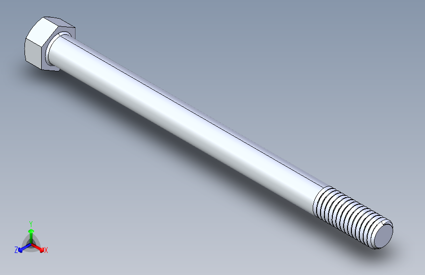 UNC 六角螺栓-Hex Bolt 0.4375-14 x 6