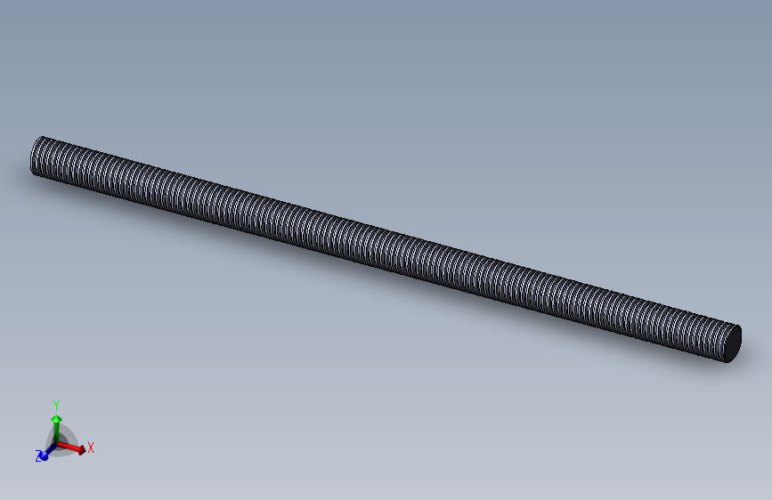 公制 （ISO） 梯形螺钉-TR10x1.5x200.SLDPRT