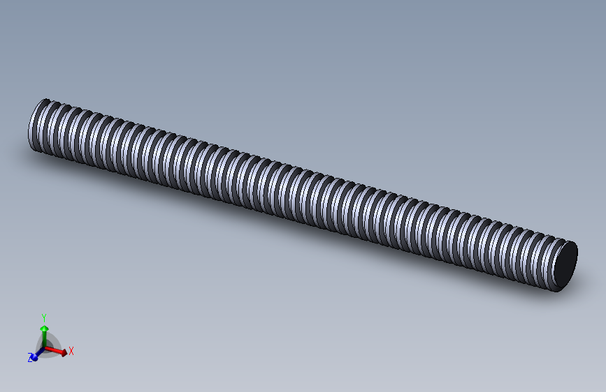 公制 （ISO） 梯形螺钉-TR18x4x200.SLDPRT