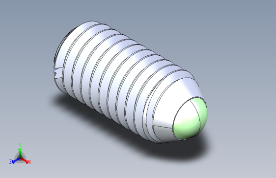 公制球形弹簧柱塞-DME SET SCREW SPRING BALL PLUNGER M8 x 16 .STEP