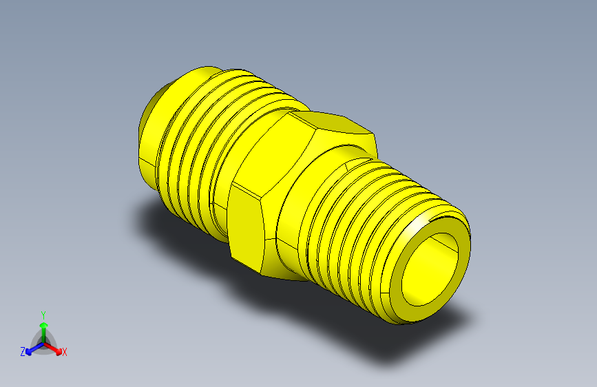喇叭形 45D 半接头连接器-FLARE 45D 3-8 Tube OD-5-8-18 x 1-4 NPT.STEP