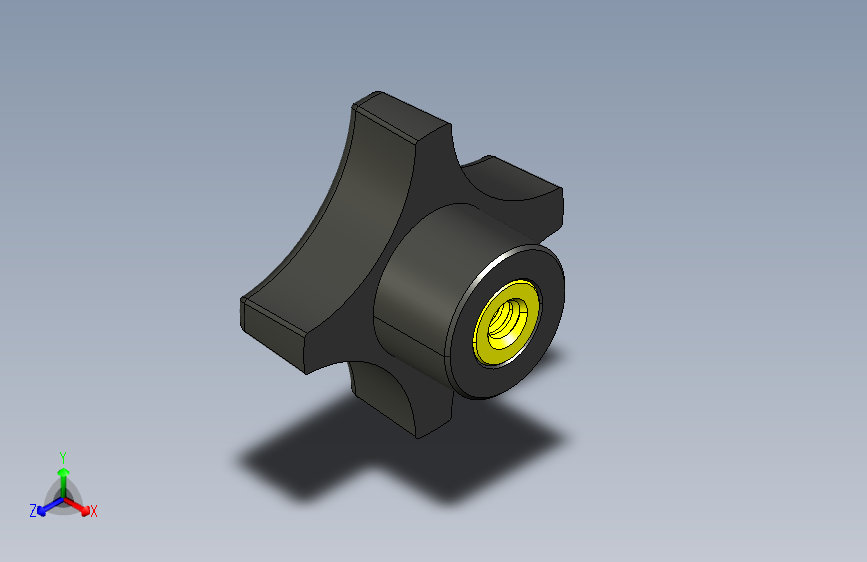 塑料旋钮-Plastic Hand Knob 285-303.STEP
