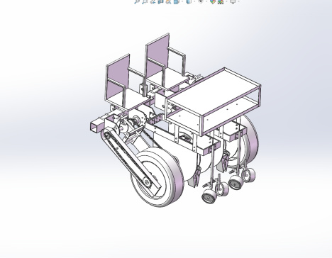 小型蔬菜移栽机SW三维图纸