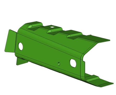 E1042-保险杠支撑板成形工艺分析及模具设计【三套模具】CAD+说明书