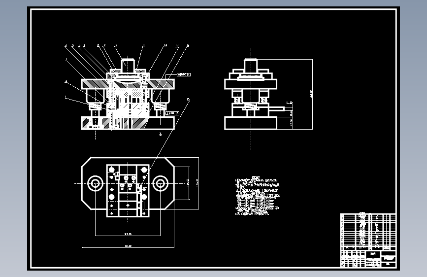 E1047-垫圈硬质合金连续冲裁模CADCAPPCAM设计CAD+说明书