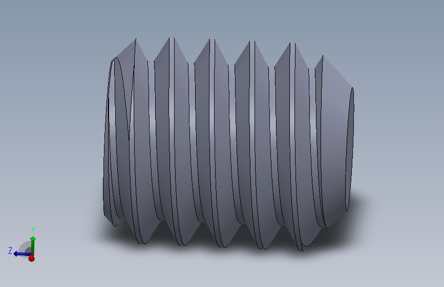 UNC 平头紧定螺钉-UNC SET SCREW 8-32 x0.187.SLDPRT