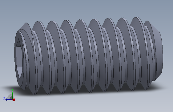 UNC 平头紧定螺钉-UNC SET SCREW 8-32 x0.3125.SLDPRT