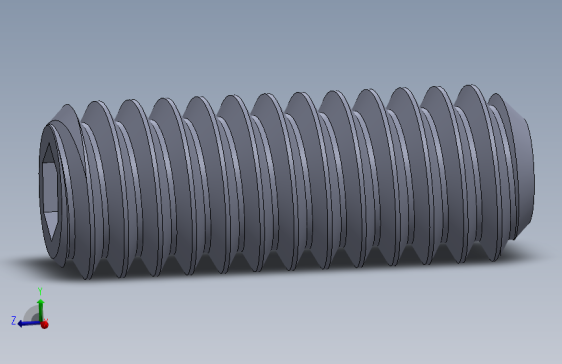 UNC 平头紧定螺钉-UNC SET SCREW 8-32 x0.4375.SLDPRT