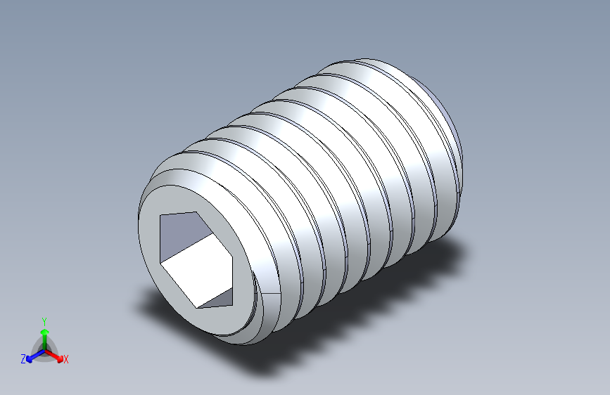 UNC 平头紧定螺钉-UNC SET SCREW 0.500 x0.750.STEP