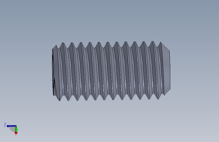 UNC 平头紧定螺钉-UNC SET SCREW 0.500 x1.000.SLDPRT