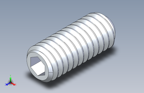 UNC 平头紧定螺钉-UNC SET SCREW 0.3125 x0.750.STEP