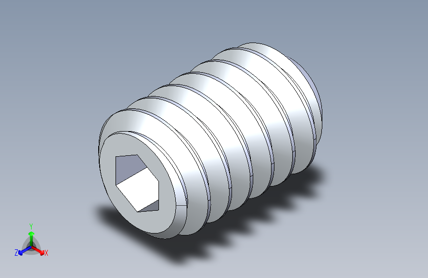 UNC 平头紧定螺钉-UNC SET SCREW 2-58 x 3.18.STEP