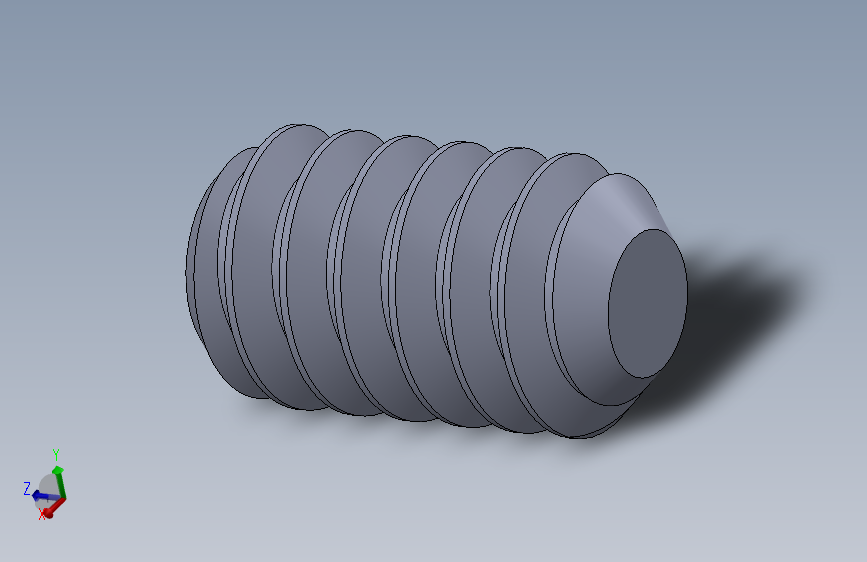UNC 平头紧定螺钉-UNC SET SCREW 4-40 x 0.187.SLDPRT