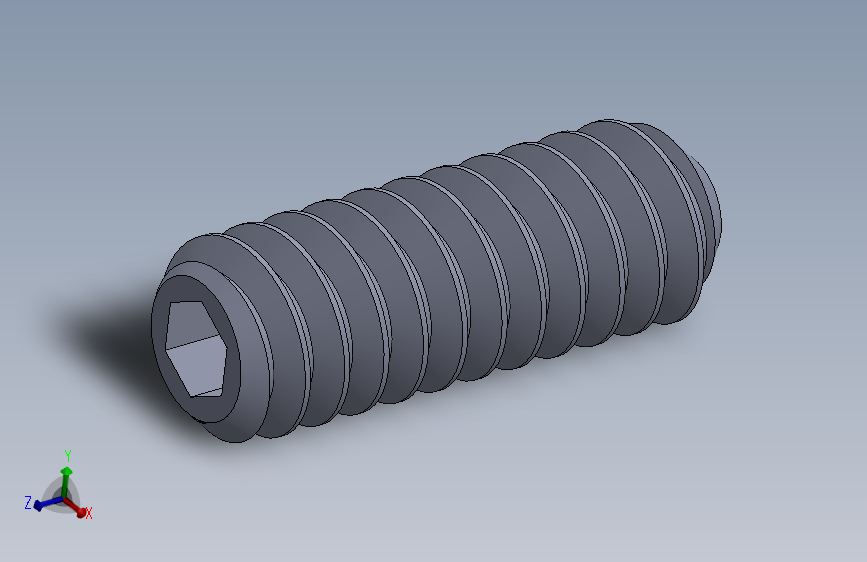 UNC 平头紧定螺钉-UNC SET SCREW 4-40 x 0.3125.SLDPRT