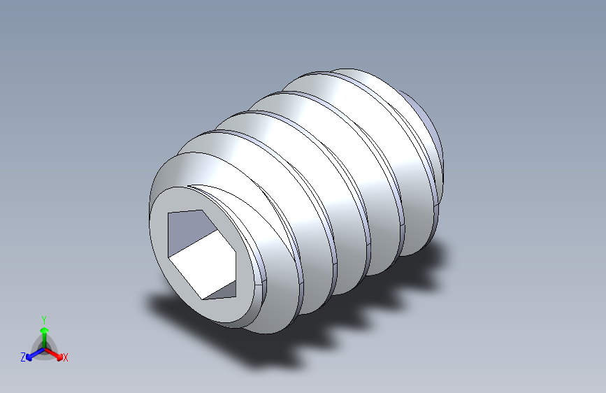 UNC 平头紧定螺钉-UNC SET SCREW 6-32 x0.187.STEP