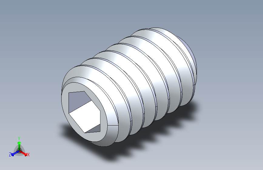 UNC 平头紧定螺钉-UNC SET SCREW 0.250 x0.375.STEP