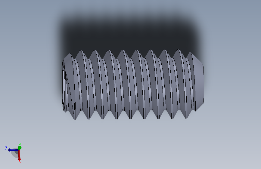 UNC 平头紧定螺钉-UNC SET SCREW 0.250 x0.500.SLDPRT