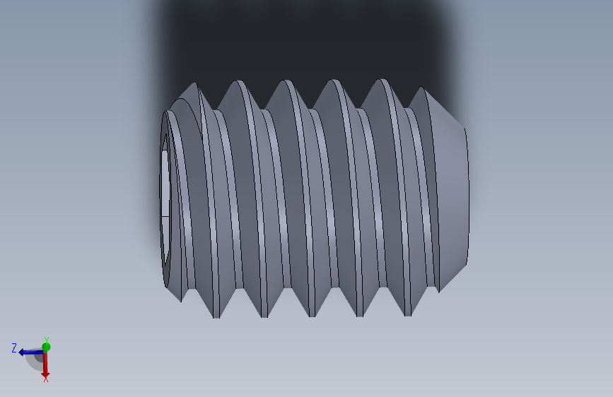 UNC 平头紧定螺钉-UNC SET SCREW 0.250 x0.3125.SLDPRT