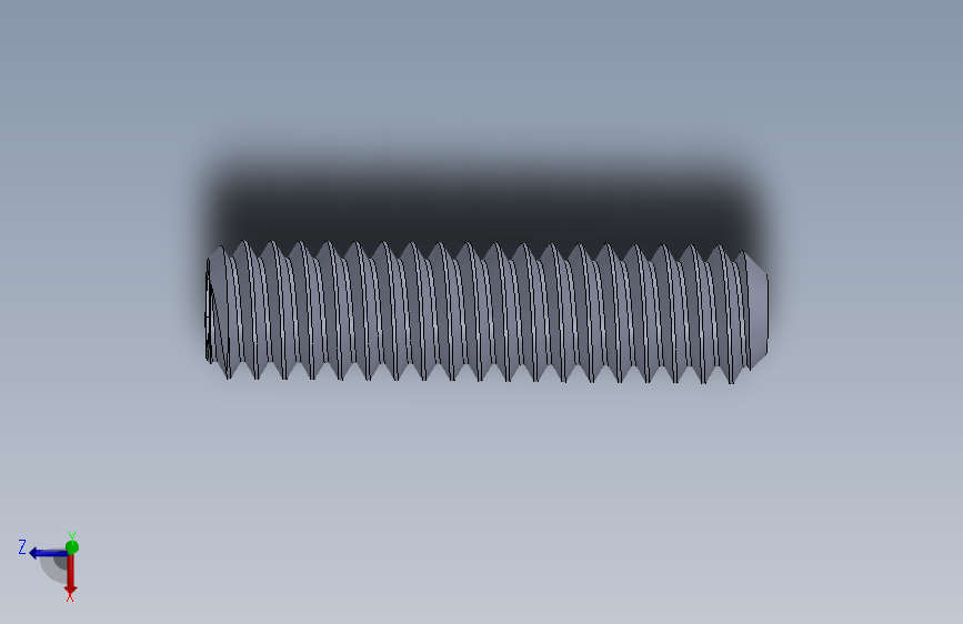 UNC 平头紧定螺钉-UNC SET SCREW 0.250 x1.000.SLDPRT