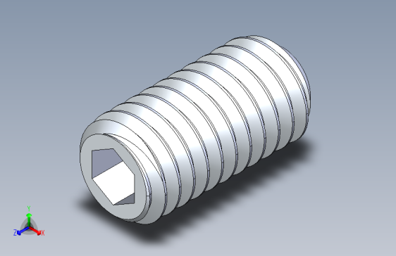 UNC 平头紧定螺钉-UNC SET SCREW 0.375 x0.750.STEP
