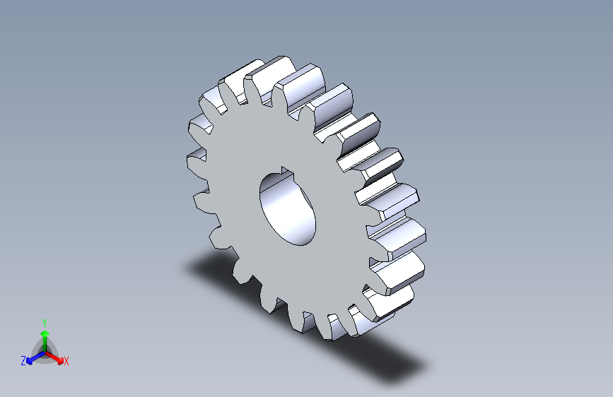 正齿轮压力角20 -32dp-20pa-20t spur gear