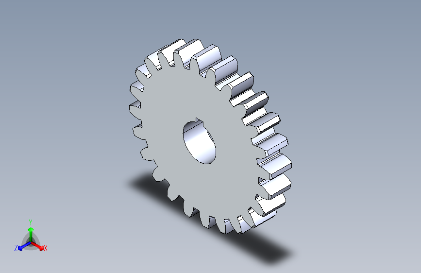 正齿轮压力角20 -32dp-20pa-24t spur gear