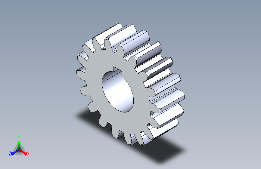 正齿轮压力角20 -48dp-20pa-18t spur gear