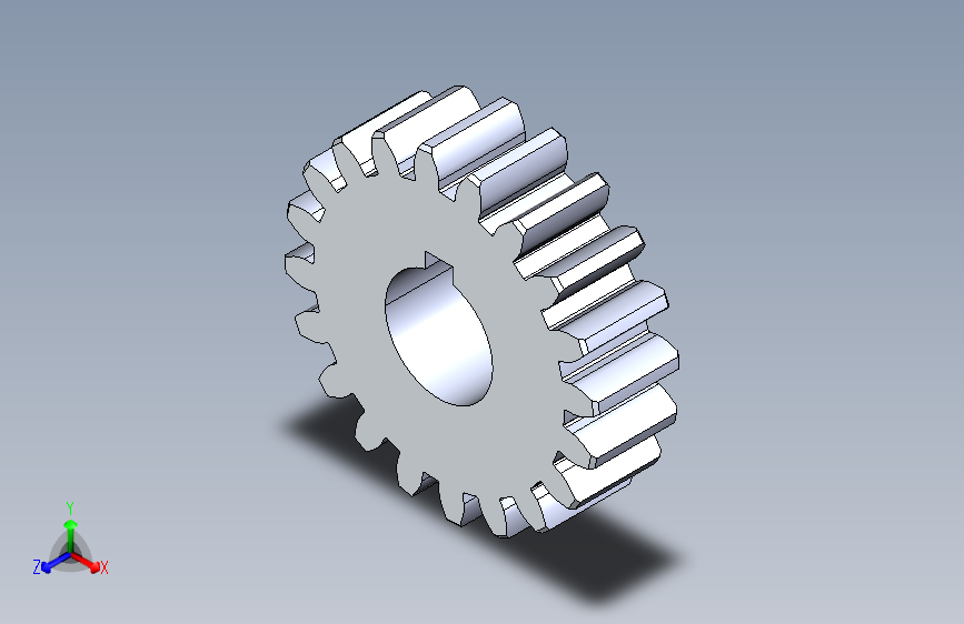 正齿轮压力角20 -48dp-20pa-20t spur gear