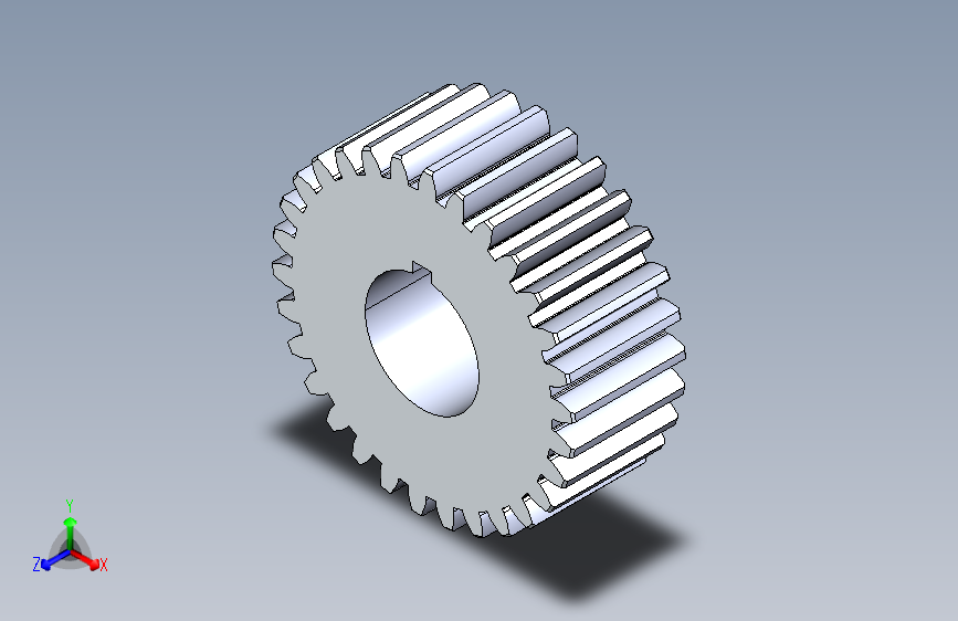 正齿轮压力角20 -16dp-20pa-30t spur gear