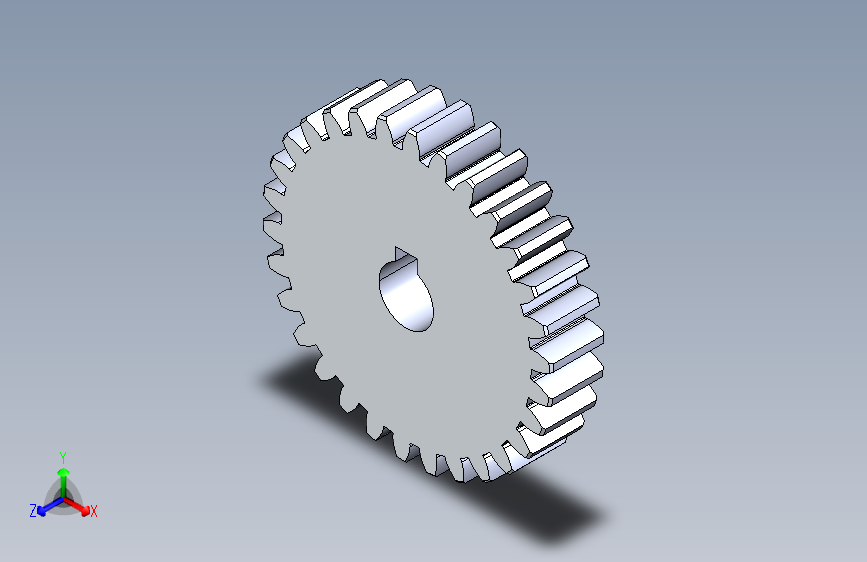 正齿轮压力角20 -24dp-20pa-30t spur gear