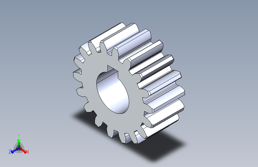 正齿轮压力角20 -64dp-20pa-18t spur gear