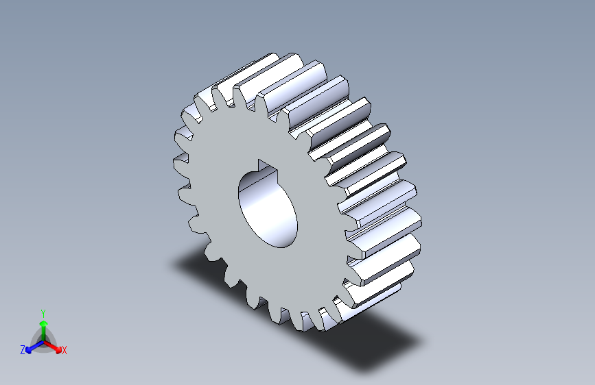 正齿轮压力角20 -64dp-20pa-24t spur gear