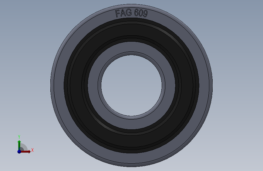 滚珠轴承-Rodamiento FAG 609 9x24x7.SLDPRT