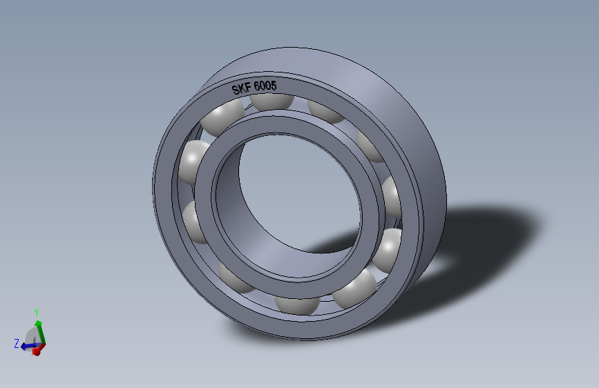 滚珠轴承-SKF BALL BEARING 6005 25x47x12