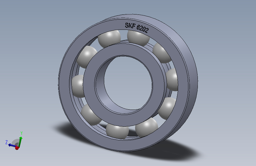 滚珠轴承-SKF BALL BEARING 6202 15x35x11
