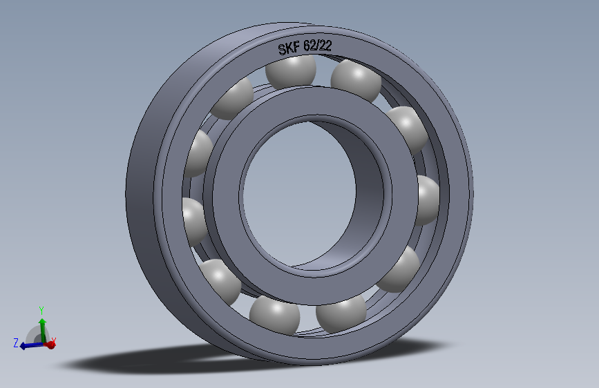 滚珠轴承-SKF BALL BEARING 62-22 22x50x14