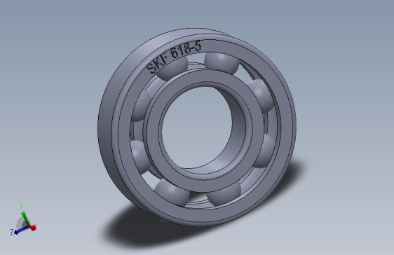 滚珠轴承-SKF BALL BEARING 618-5 5x11x3