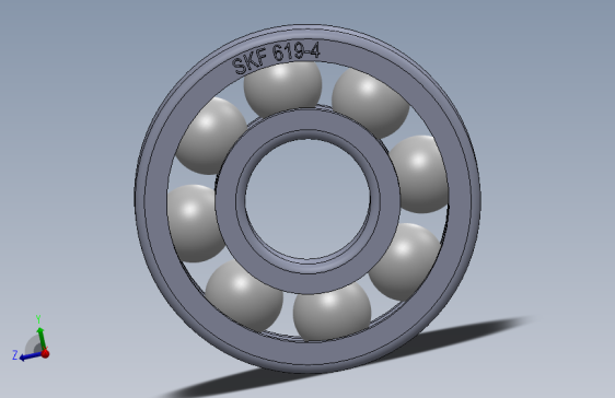 滚珠轴承-SKF BALL BEARING 619-4 4x11x4